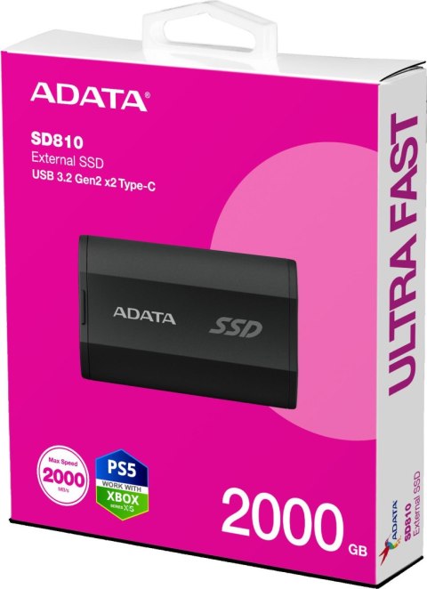 Dysk SSD Adata SD810 External 2TB czarny