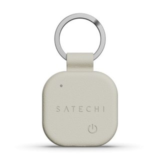 Satechi FindAll Keychain - brelok ze skóry wegańskiej z lokalizatorem kompatybilny z Apple Find My (sand)