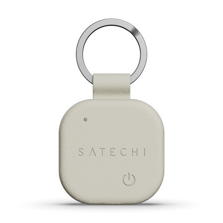 Satechi FindAll Keychain - brelok ze skóry wegańskiej z lokalizatorem kompatybilny z Apple Find My (sand)