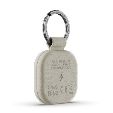 Satechi FindAll Keychain - brelok ze skóry wegańskiej z lokalizatorem kompatybilny z Apple Find My (sand)
