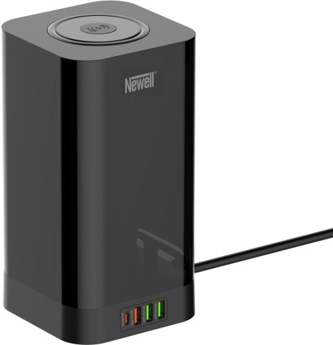Stacja zasilająca Newell GaN Power Cube 8w1 z ładowarką indukcyjną