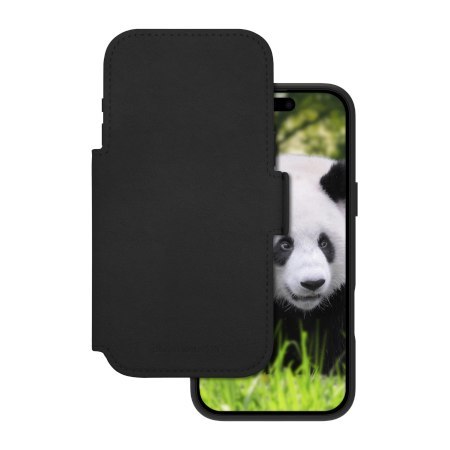 Dbramante 1928 Lynge MS - skórzane etui do iPhone 17 Pro Max kompatybilne z MagSafe (black)