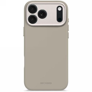 Decoded AntiMicrobial Silicone Backcover - silikonowa obudowa ochronna do iPhone 17 Pro Max kompatybilna z MagSafe (soft taupe)