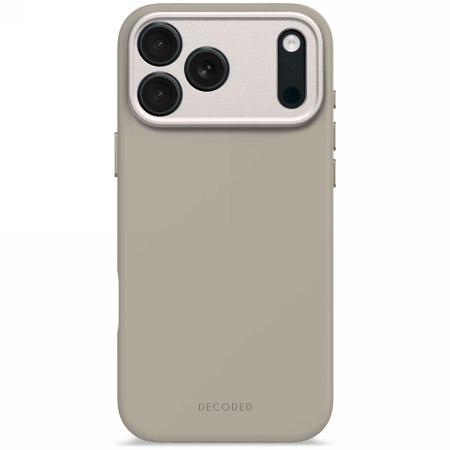 Decoded AntiMicrobial Silicone Backcover - silikonowa obudowa ochronna do iPhone 17 Pro Max kompatybilna z MagSafe (soft taupe)
