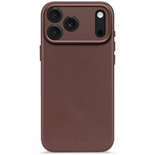 Decoded Leather Backcover - skórzana obudowa ochronna do iPhone 17 Pro Max kompatybilna z MagSafe (chocolat brown)