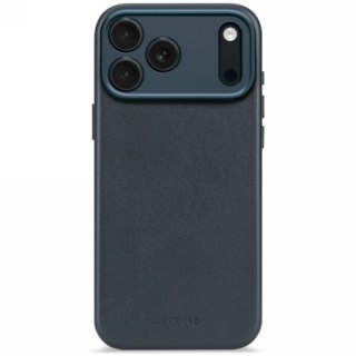Decoded Leather Backcover - skórzana obudowa ochronna do iPhone 17 Pro Max kompatybilna z MagSafe (navy shadow)