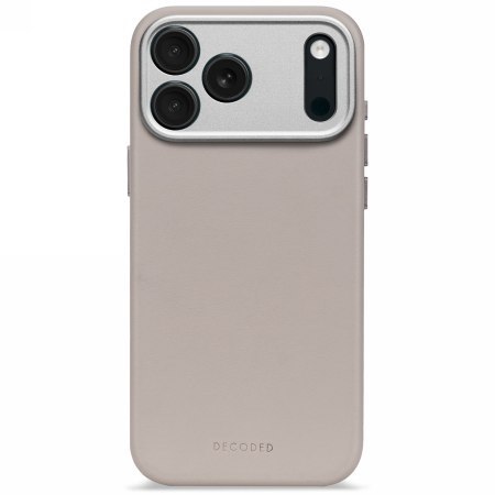 Decoded Leather Backcover - skórzana obudowa ochronna do iPhone 17 Pro Max kompatybilna z MagSafe (solid clay)