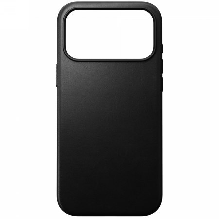 NOMAD Modern Leather Case - skórzane etui do iPhone 17 Pro Max kompatybilne z MagSafe (black)