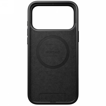 NOMAD Modern Leather Case - skórzane etui do iPhone 17 Pro Max kompatybilne z MagSafe (black)