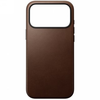 NOMAD Modern Leather Case - skórzane etui do iPhone 17 Pro Max kompatybilne z MagSafe (brown)
