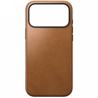 NOMAD Modern Leather Case - skórzane etui do iPhone 17 Pro Max kompatybilne z MagSafe (english tan-c) [go]
