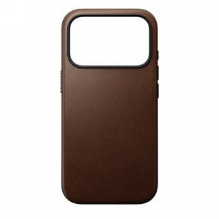 NOMAD Modern Leather Case - skórzane etui do iPhone 17 Pro kompatybilne z MagSafe (brown)