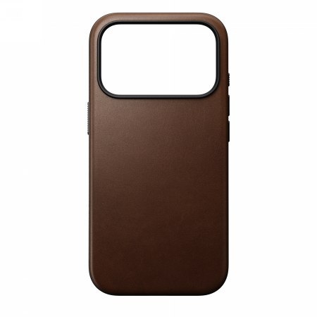NOMAD Modern Leather Case - skórzane etui do iPhone 17 Pro kompatybilne z MagSafe (brown)
