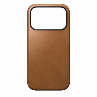 NOMAD Modern Leather Case - skórzane etui do iPhone 17 Pro kompatybilne z MagSafe (english tan-c) [go]
