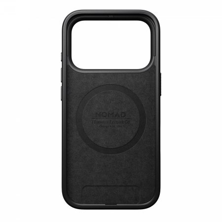 NOMAD Modern Leather Case - skórzane etui do iPhone 17 Pro kompatybilne z MagSafe, skóra Horween (black) [go]