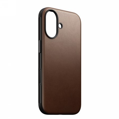 NOMAD Modern Leather Case - skórzane etui do iPhone 17 kompatybilne z MagSafe (brown)