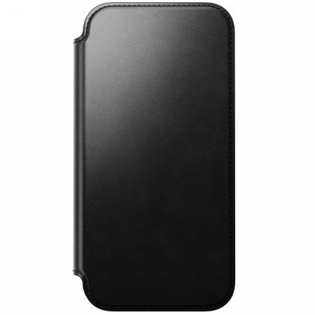 NOMAD Modern Leather Folio - skórzane etui do iPhone 17 Pro Max kompatybilne z MagSafe, skóra Horween (black) [go]
