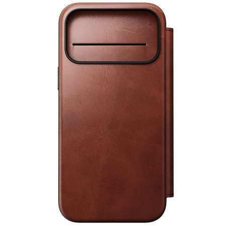 NOMAD Modern Leather Folio - skórzane etui do iPhone 17 Pro Max kompatybilne z MagSafe, skóra Horween (olde dublin) [eol]