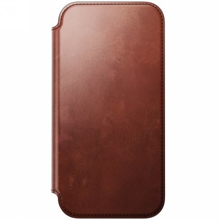 NOMAD Modern Leather Folio - skórzane etui do iPhone 17 Pro Max kompatybilne z MagSafe, skóra Horween (olde dublin) [eol]