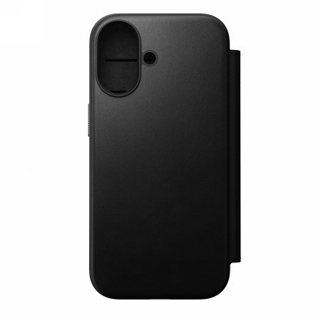 NOMAD Modern Leather Folio - skórzane etui do iPhone 17 kompatybilne z MagSafe (black) [go]