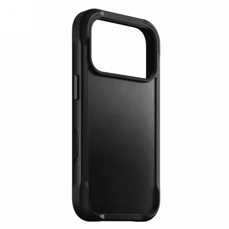 NOMAD Rugged Leather Case - skórzane etui do iPhone 17 Pro kompatybilne z MagSafe, skóra Horween (black) [go]
