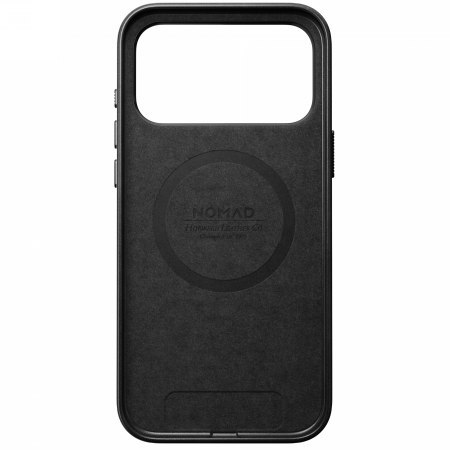 NOMAD Traditional Leather Case - skórzane etui do iPhone 17 Pro Max kompatybilne z MagSafe, skóra Horween (black) [go]