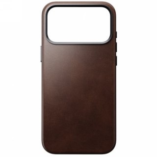 NOMAD Traditional Leather Case - skórzane etui do iPhone 17 Pro Max kompatybilne z MagSafe, skóra Horween (rustic brown)