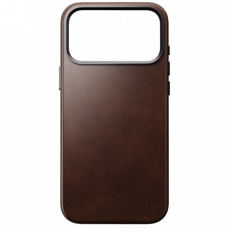 NOMAD Traditional Leather Case - skórzane etui do iPhone 17 Pro Max kompatybilne z MagSafe, skóra Horween (rustic brown)