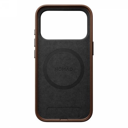 NOMAD Traditional Leather Case - skórzane etui do iPhone 17 Pro kompatybilne z MagSafe (brown)