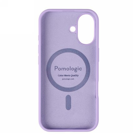 Pomologic CoverCase - silikonowa obudowa ochronna do iPhone 17 kompatybilna z MagSafe (light purple)