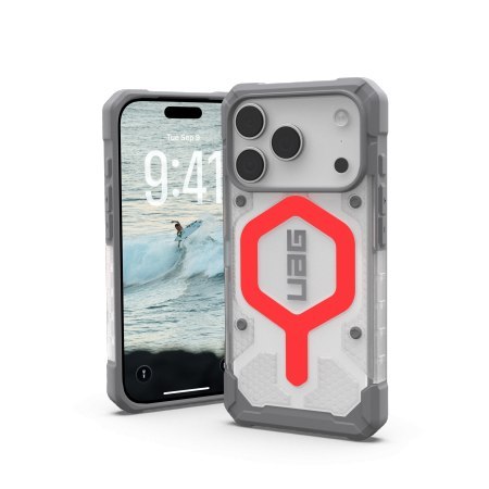 UAG Pathfinder Clear MagSafe Bundle - etui do iPhone 17 Pro kompatybilne z MagSafe oraz smycz na nadgarstek (blues)