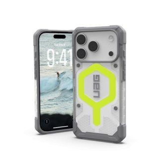 UAG Pathfinder Clear MagSafe - etui do iPhone 17 Pro kompatybilne z MagSafe (active neon)