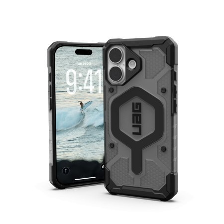 UAG Pathfinder Clear MagSafe - etui do iPhone 17 kompatybilne z MagSafe (ash/black) [mto]