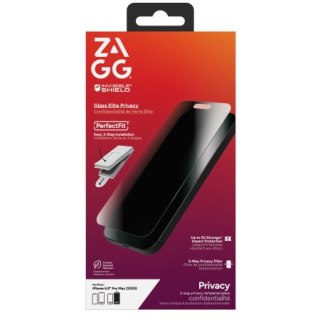 ZAGG Invisibleshield Glass Elite Privacy - prywatyzujące szkło ochronne do iPhone 17 Pro Max