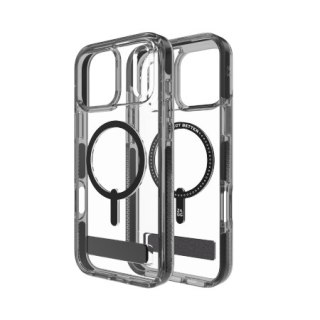 ZAGG Santa Cruz Snap KS - etui z podstawką do iPhone 17 Pro Max kompatybilne z MagSafe (jet black)