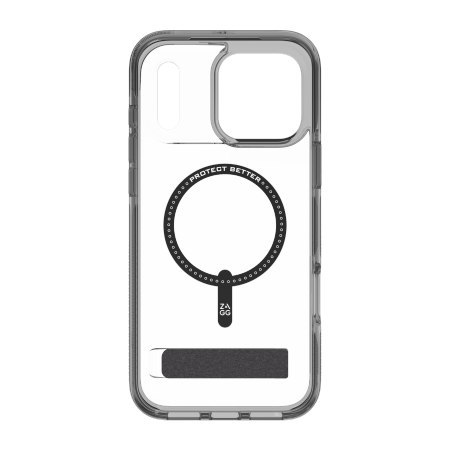 ZAGG Santa Cruz Snap KS - etui z podstawką do iPhone 17 Pro Max kompatybilne z MagSafe (jet black)