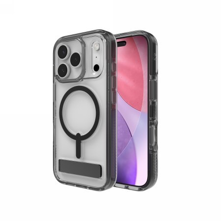 ZAGG Santa Cruz Snap KS - etui z podstawką do iPhone 17 Pro kompatybilne z MagSafe (jet black)