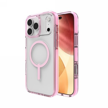 ZAGG Santa Cruz Snap - etui do iPhone 17 Pro Max kompatybilne z MagSafe (pink sorbet)
