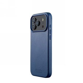 Mujjo Leather Case - etui skórzane do iPhone 17 Pro Max kompatybilne z MagSafe (monaco blue)