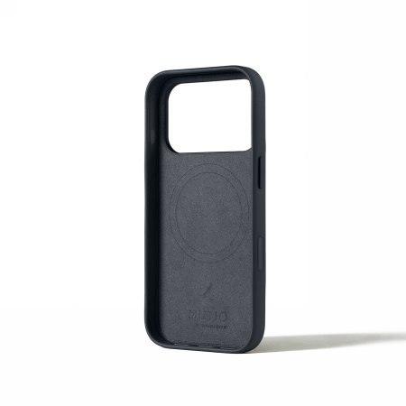 Mujjo Leather Case - etui skórzane do iPhone 17 Pro kompatybilne z MagSafe (basalt)