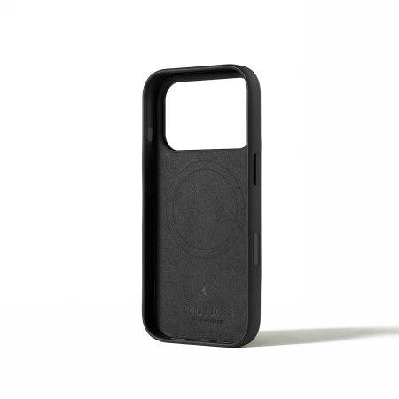 Mujjo Wallet Leather Case - etui skórzane do iPhone 17 Pro kompatybilne z MagSafe (black)