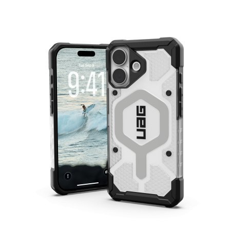 UAG Pathfinder Clear MagSafe - etui do iPhone 17 kompatybilne z MagSafe (ice/silver) [mto]