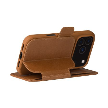 Dbramante 1928 Copenhagen - skórzane etui do iPhone 17 Pro (tan)