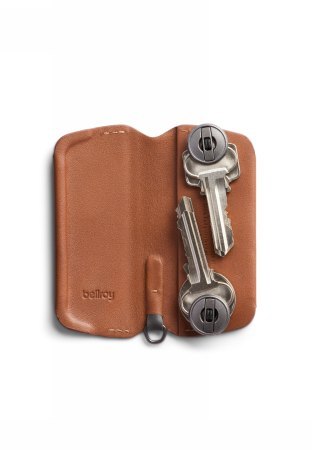 Bellroy Key Cover Plus 3rd ed. - skórzane etui na klucze (caramel)