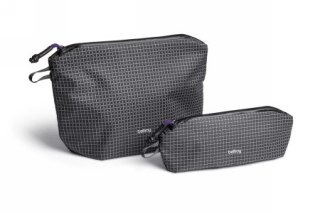 Bellroy Lite Pouch Duo - zestaw dwóch organizerów podróżnych (18 cm x 27 cm x 1,5 cm oraz 8 cm x 23 cm x 6 cm) (arcade gray)