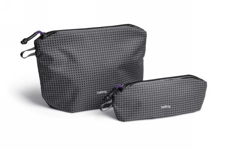 Bellroy Lite Pouch Duo - zestaw dwóch organizerów podróżnych (18 cm x 27 cm x 1,5 cm oraz 8 cm x 23 cm x 6 cm) (arcade gray)