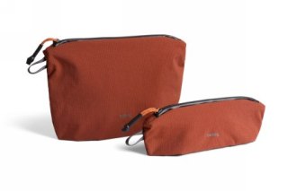Bellroy Lite Pouch Duo - zestaw dwóch organizerów podróżnych (18 cm x 27 cm x 1,5 cm oraz 8 cm x 23 cm x 6 cm) (clay)