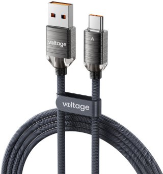 Kabel USB-A / USB-C Voltage PureCrystal 66W 100cm czarny