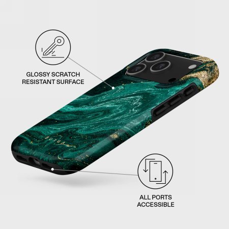 Burga Tough Magsafe - etui ochronne do iPhone 17 Pro kompatybilne z MagSafe (emerald pool)