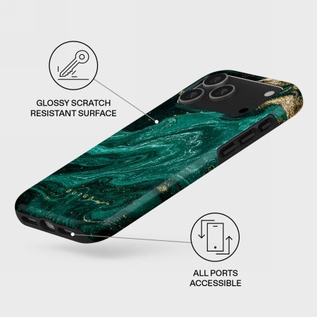 Burga Tough Magsafe - etui ochronne do iPhone 17 Pro Max kompatybilne z MagSafe (emerald pool)